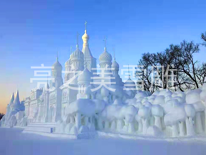 雪雕实景图4