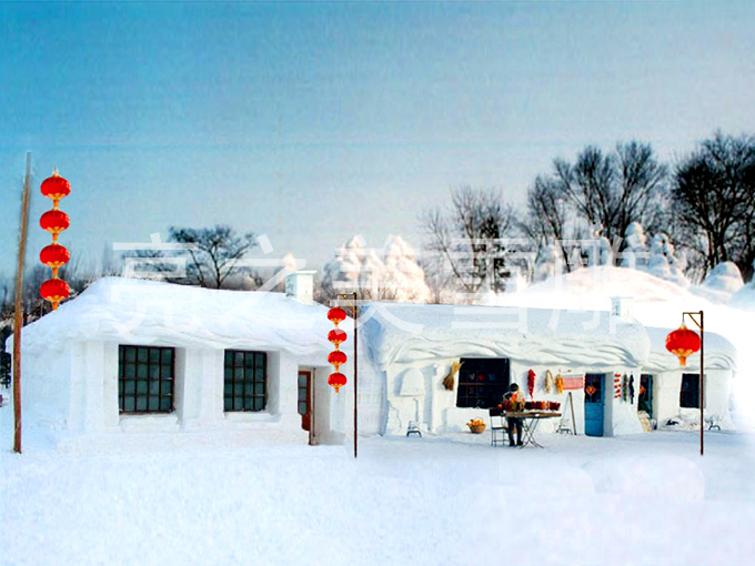 雪雕实景图7